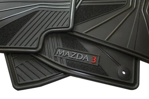 Set of all weather OEM Mazda 3 2014-2018 Floor Mats Genuine - Picture 1 of 6