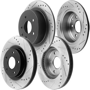 For 2003- 2007 Acura TSX Honda Accord 4pcs Front Rear Disc Brake Rotors A4N - Bild 1 von 5