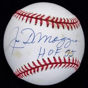 Joe DiMaggio HOF 55 Signed OAL Baseball PSA/DNA Certified - Picture 1 of 2