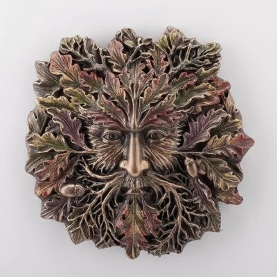 Placa de pared decorativa para el hogar Greenman bellota equinoccio de otoño coleccionable Foto 1 de 4