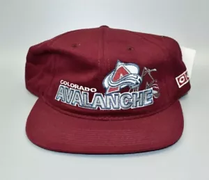 Cappello Berretto Snapback Colorado Avalanche CCM #1 Apparel Vintage - Nuovo con etichette - Foto 1 di 4