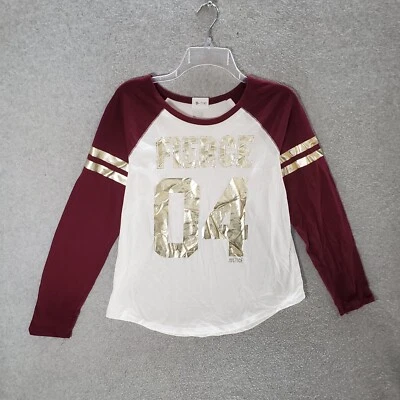 Top Justice Active Girls 18 Blanco Granate Logo Raglán Brillante Feroz #04 Foto 1 de 4