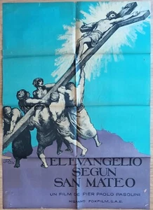 The Gospel According to St. Matthew ORIGINAL 1965 POSTER Pasolini Gustave Doré - Imagen 1 de 9