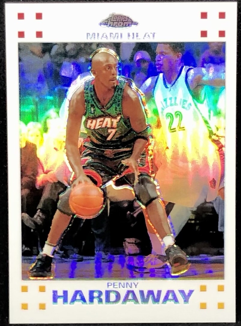 ANFERNEE PENNY HARDAWAY 07-08 Topps Chrome WHITE REFRACTOR PARALLEL #44/99 RARE!