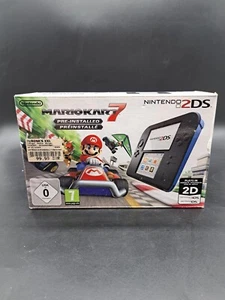 NINTENDO 2DS KONSOLE - MARIO KART 7 EDITION - SCHWARZ/BLAU - OVP - Bild 1 von 10
