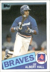 1985 Topps #676 Albert Hall RC Atlanta Braves Baseball - Picture 1 of 2