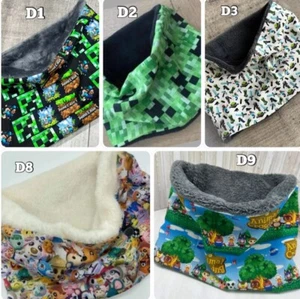 Snood boys neck cover Minecraft patterns, Animal Crossing - Ateliersdisa - Picture 1 of 59