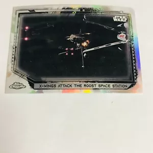 2021 Topps Star Wars Chrome Legacy Base Refractor #151 X-Wings Attack - Picture 1 of 2