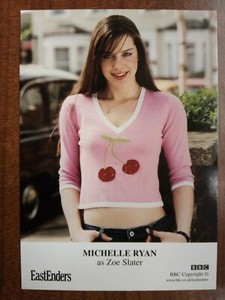 MICHELLE RYAN *Zoe Slater* EASTENDERS NOT SIGNED FAN CAST PHOTO CARD FREE POST