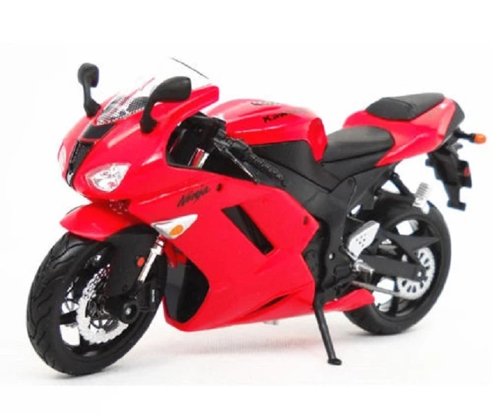 MAISTO 1:12 Kawasaki Ninja ZX 6R ROJO MOTO MODELO DIECAST JUGUETE CON CAJA Foto 1 de 2