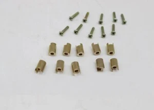 10pz Pellicola PVC Condensatore Variabile 6MM Prolunga Albero Biella j - Foto 1 di 4
