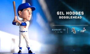 Gil Hodges 2017 Brooklyn Dodgers Hall of Fame Legend Bobblehead SGA - Picture 1 of 2
