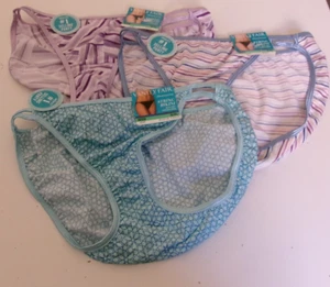 3 Vanity Fair Illumination String Bikini Style 18108 Size 8 Prints - Picture 1 of 2