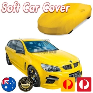 Show Car Cover Non Scratch for Holden VE VF VF2 Omega Evoke Wagon Soft Yellow - Picture 1 of 12