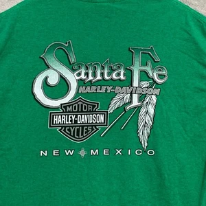 Camiseta verde Harley-Davidson Santa Fe para hombre talla XL - Imagen 1 de 9
