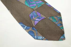 Corbata de seda MODAITALIA hecha en Italia F76089 - Imagen 1 de 3