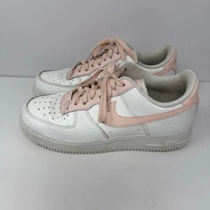 Women's Nike Air Force 1 '07 Size 9 White / Pink 315115-167 - Picture 1 of 9