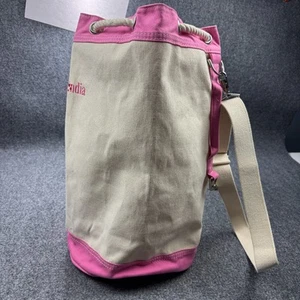 LL Bean Boot und Beuteltasche rosa Canvas Fass Seesack Bucket Bag Seil Kordelzug USA - Bild 1 von 19
