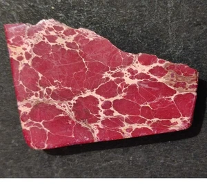 135 Ct Natural Dark Pink Turquoise Slab Stabilized Kingman Rough Mine Gemstone - Picture 1 of 7