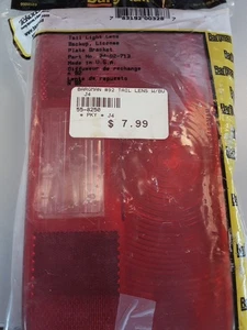 Lente de luz trasera Bargman #92 parte de respaldo #55-8250 - Imagen 1 de 2