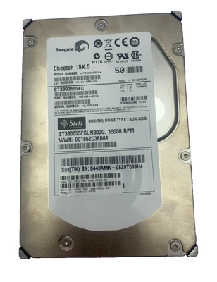 Seagate Cheetah 15K RPM 300GB 3.5" Hard Drive ST3300655FC 9Z1004-031 - Image 1 of 2