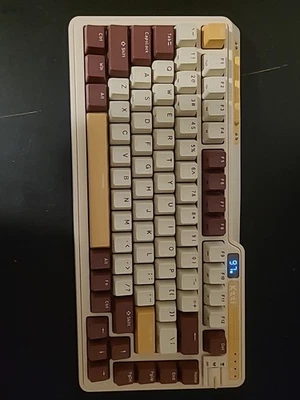KZZI mechanical Custom Keyboard Tan /brown (Dazzling) - Image 1 of 4