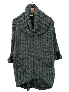 VERO MODA Jersey de cuello alto Mujeres Jersey Talla EU 36 verde grisáceo-taupe - Imagen 1 de 5