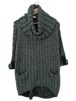 VERO MODA Jersey de cuello alto Mujeres Jersey Talla EU 36 verde grisáceo-taupe - Imagen 1 de 4