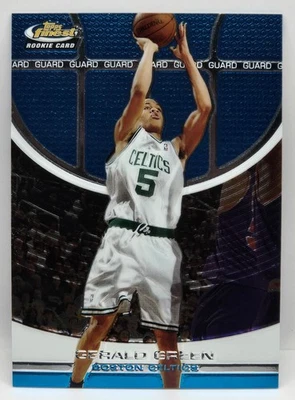 Tarjeta de novato Topps Finest Gerald Green 05-06 (Boston Celtics) #276/599 #112 Foto 1 de 2