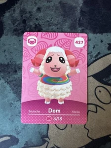 DOM # 427 Animal Crossing Amiibo Card SERIES 5 MINT - Picture 1 of 2