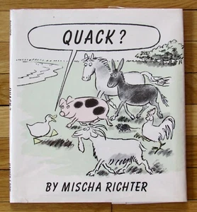 QUACK? Uncorrected Proof Mischa Richter Harper & Row 1978 EXC L4 - Foto 1 di 2