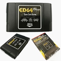 ED64 Plus Game Save - Adaptateur de carte SD de 8 Go pour jeu N64, PAL / NTSC