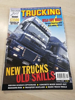 Trucking International Magazine October 2000 Scania Opticruise DAF 95XF. - Image 1 of 4
