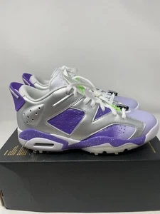 Nike Air Jordan 6 Retro Golf NRG Low US Open - Mens Size 9 Purple New FD0205-055 - Picture 1 of 7