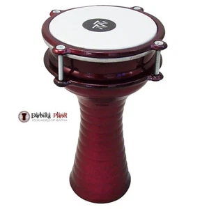 ZAZA Percussion 10"" (Länge) Kinder rot Aluminium Darbuka, Doumbek - Bild 1 von 3