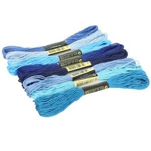 8pcs 7.5m Thread Cross Stitch High Toughness Long Cross Stitch Thread Floss Soft - Picture 1 of 16