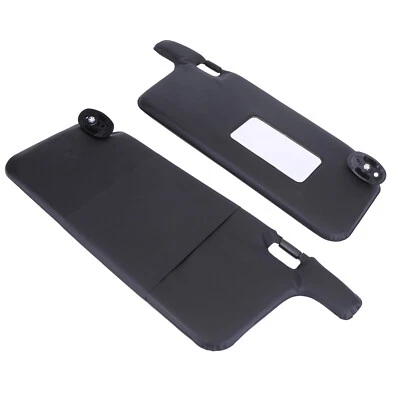 Fit For Honda Civic 1996 1997-2001 Interior Sunvisor Pair LHD Black 2X Foto 1 de 4