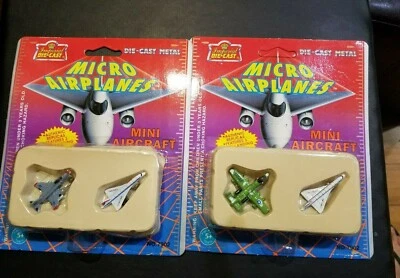 'IMPERIAL DIE-CAST MINI AIRCRAFT 1.5" SMALL DIE-CAST Pack of Two( 2 pcs ea.) - Image 1 of 2