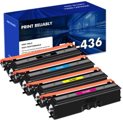 4Pack TN436 TN-436 Toner Compatible with Brother TN433 HL-L8360CDWT MFC-L8900CDW - Image 1 of 4