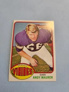 ANDY MAURER 1976 TOPPS #309 VIKINGS GUARD - Picture 1 of 3