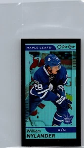 2017-18 O-Pee-Chee #M-33 William Nylander Minis Black Foil - Picture 1 of 2