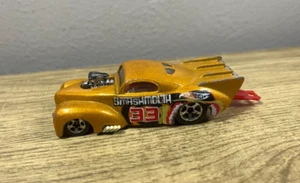 Hot Wheels - 1941 Willys Smashmouth 33 Gold Dragster - 1/64 Scale Diecast - Picture 1 of 3