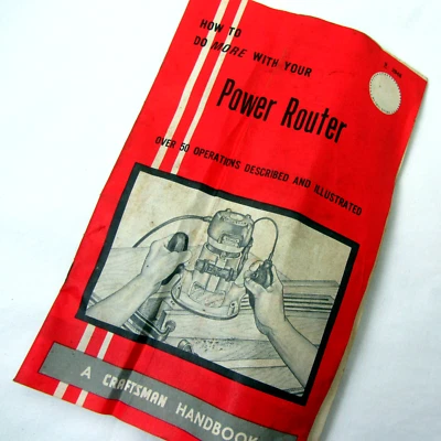 Vintage 1972 CRAFTSMAN Handbook 2948 🔴 How To Do More With Your Power Router - Image 1 of 4