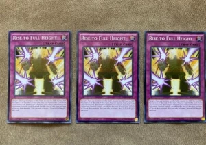Rise to Full Height (3x) SHVI-EN077 Common NM 1st Edison Yugioh - Bild 1 von 1