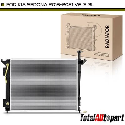 Radiador con enfriador de aceite Trans para Kia Sedona 2015 2016 2017 2018 2019 2020 2021 Foto 1 de 4