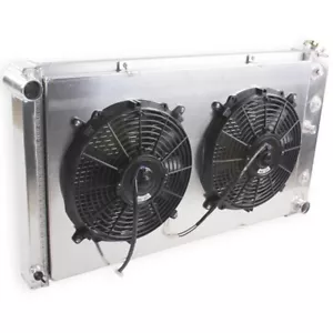 Ventilador de cubierta de radiador de aluminio de 4 filas para Buick LeSabre 1966-90 / Wildcat 1966-69 - Imagen 1 de 18