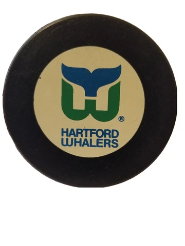 Harford Whalers NHL Souvenir In Glas Co Canada puck Cover