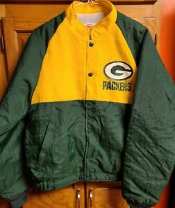 VTG 80s USA SWINGSTER NFL Green Bay Packers Snap Jacket Coat Men's Size S Small