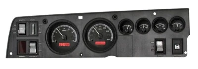 Dakota Digital 1968-70 Dodge Charger Super Bee Gauges Black Red VHX-68D-CHG-K-R - Image 1 of 4