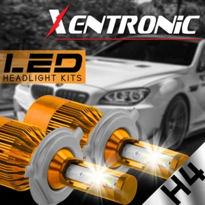 120W 12800lm 4 Sides LED Headlight Kit H4 HB2 9003 Hi/low beams HID 5000K Bulbs - Picture 1 of 12